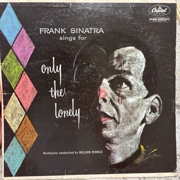 Frank Sinatra Sings For Only The Lonely Capitol Records Vinyl LP Album - Picture 1 of 3